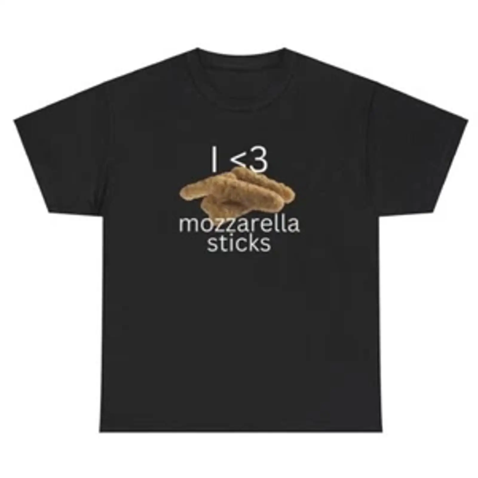 Vintage Fashion Gen Z - Футболка I Love Mozzarella Sticks для
