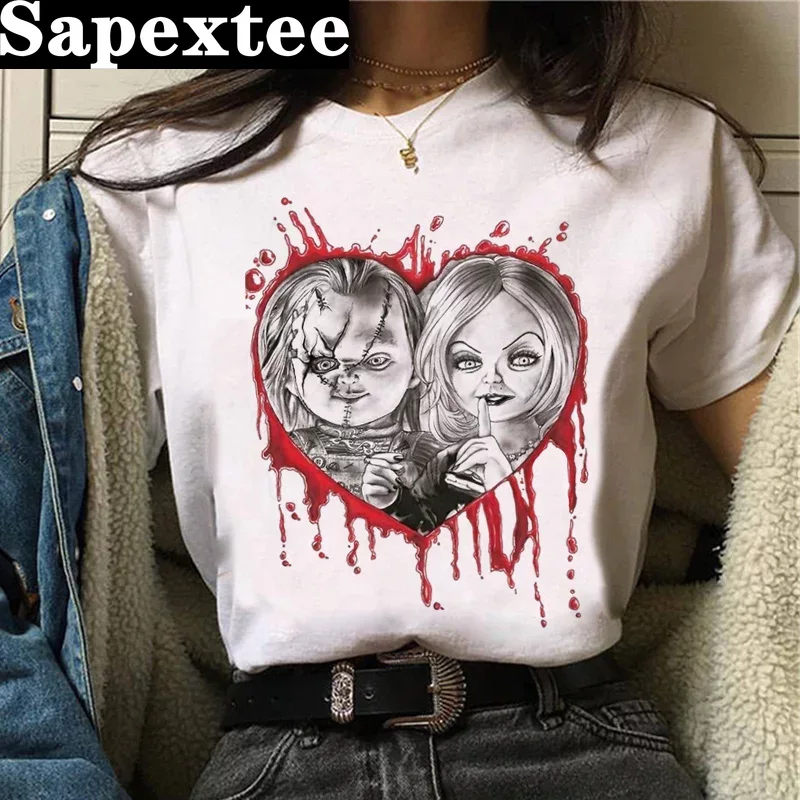 Tie Dye Shirt Vintage - Футболка Чаки женская с принтом в