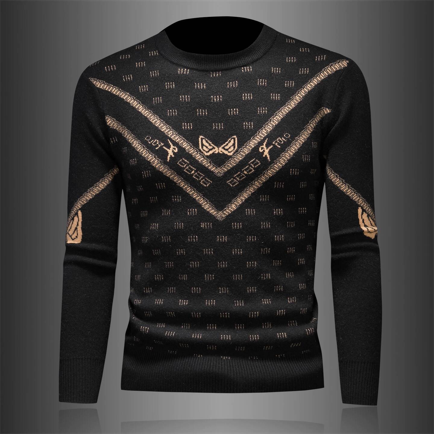 Vintage Fashion Club - Винтажный модный свитер, мужской зимний мужской