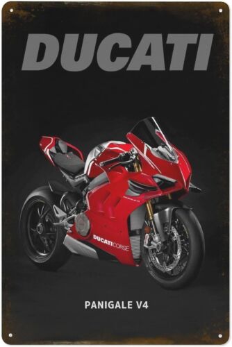 Vintage Fashion Posters - Металлическая табличка-постер Panigale V4 для мотоцикла,