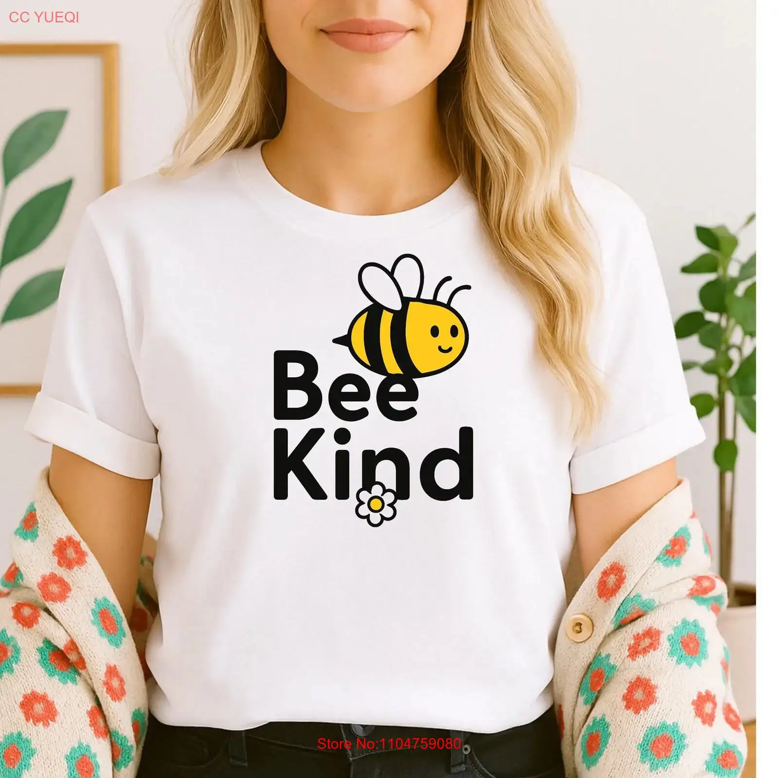 Vintage Vibes Fashion - Футболка Bee Kind Softstyle: милый дизайн,