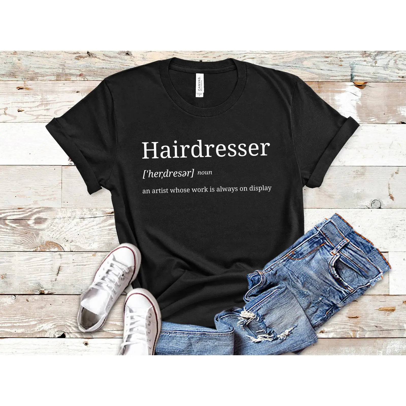 Vintage Fashion Quotes Short - Футболка для парикмахера/стилиста с винтажным принтом,