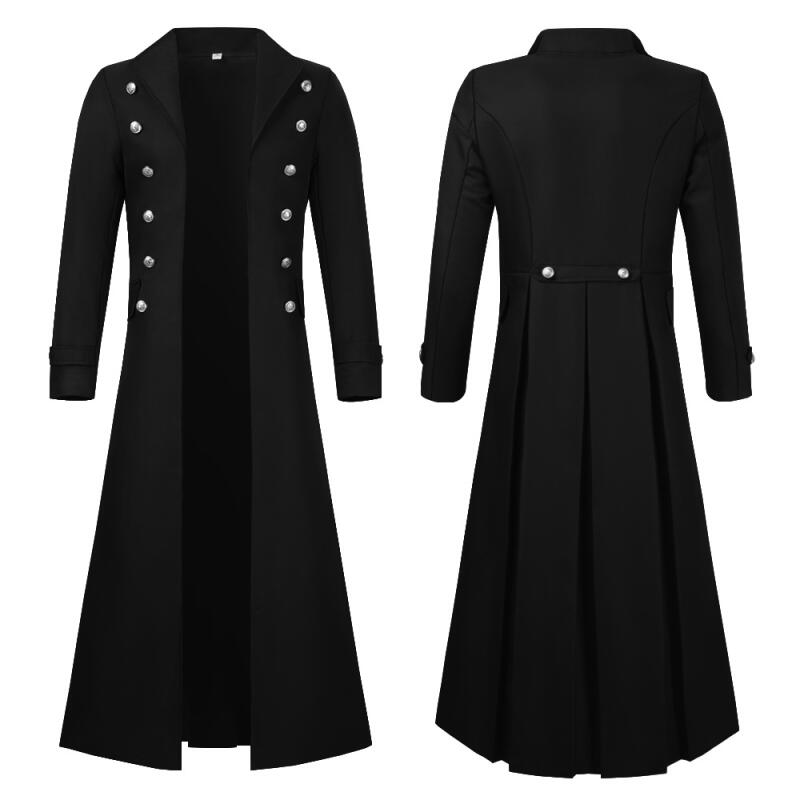 Vintage Trench Coat - Мужские длинные плащи больших размеров в