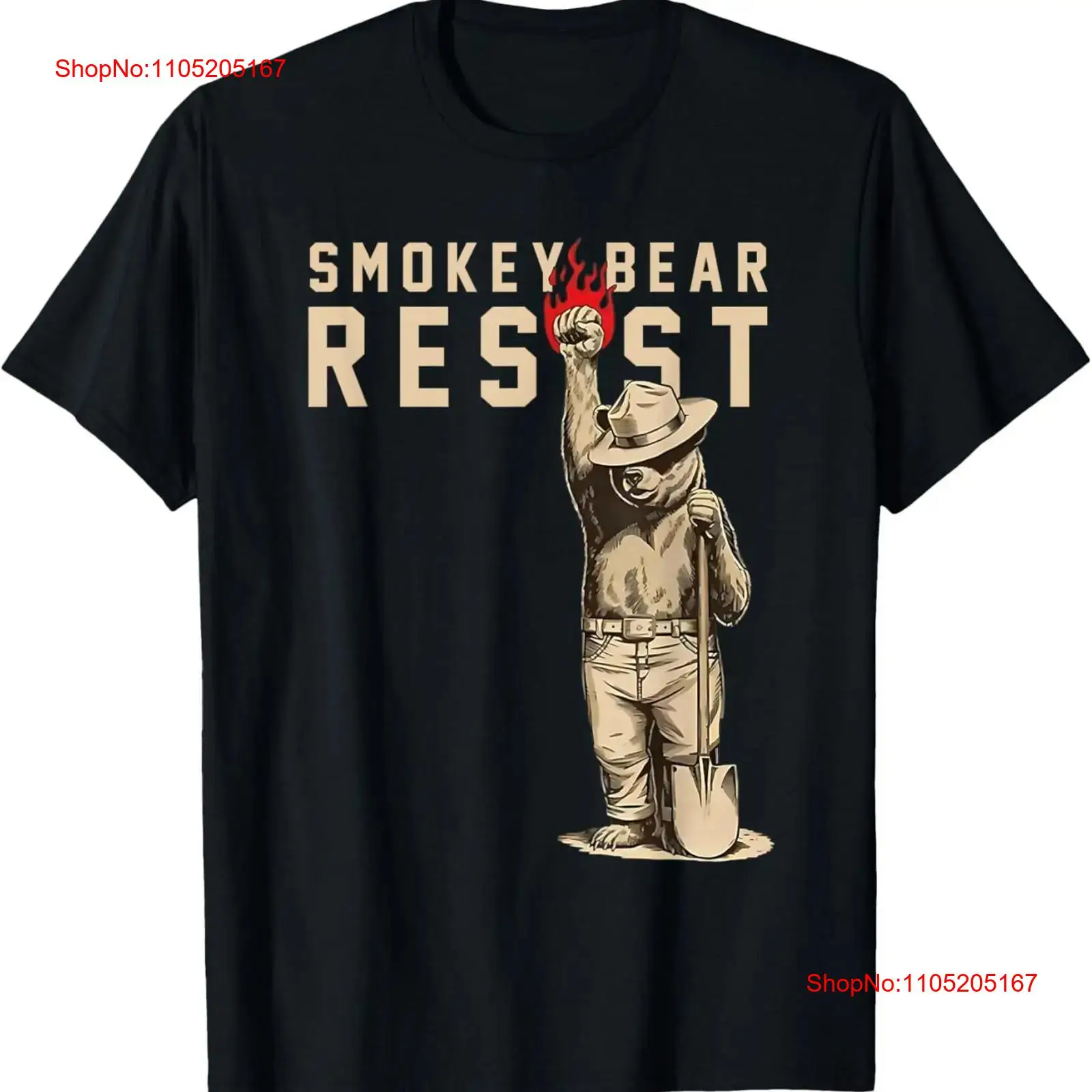 Vintage Vibes Fashion - Smokey Bear Resist Statement Ретро Forest