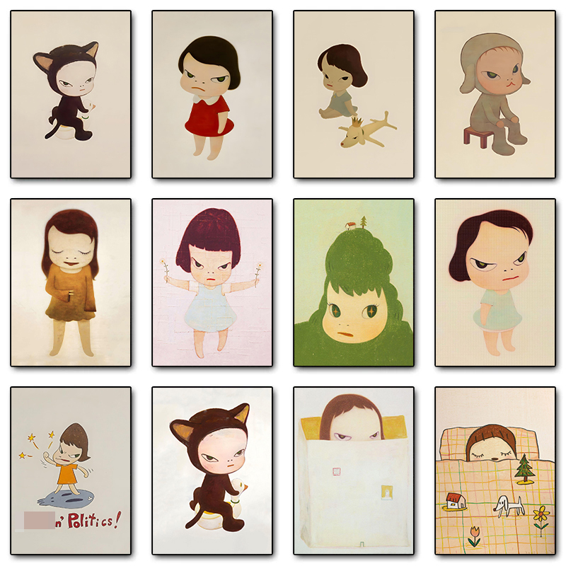 Vintage Fashion Wall Art - 1 шт. безрамная картина на холсте