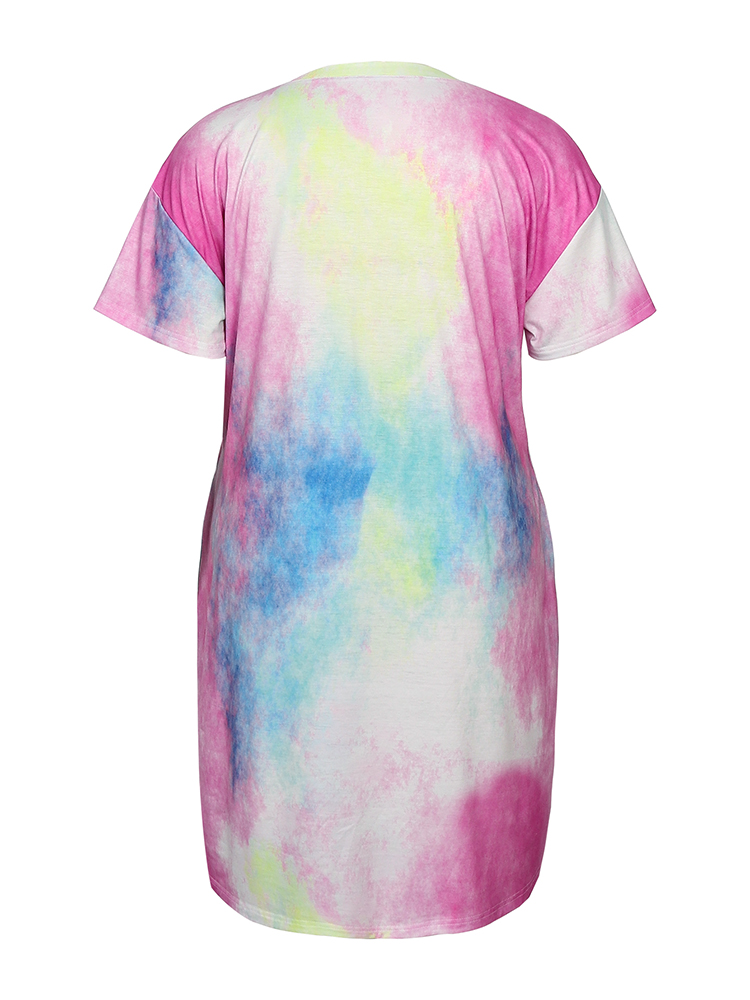 Женские повседневные платья бо – обзор и цена Tie Dye Shirt Vintage