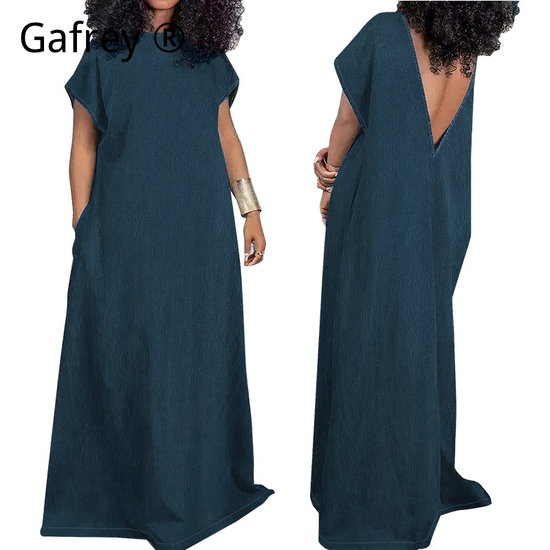Джинсовое макси-платье XXXXL б – обзор и цена Vintage Fashion Plus Size