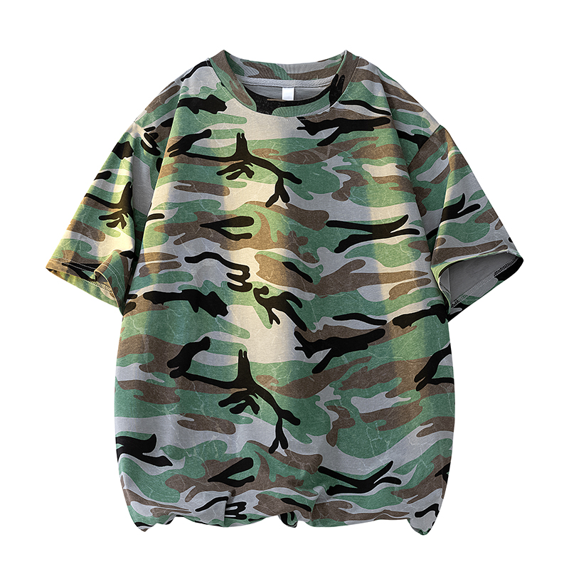 Камуфляжная короткая футболка  – обзор и цена Tie Dye Shirt Vintage