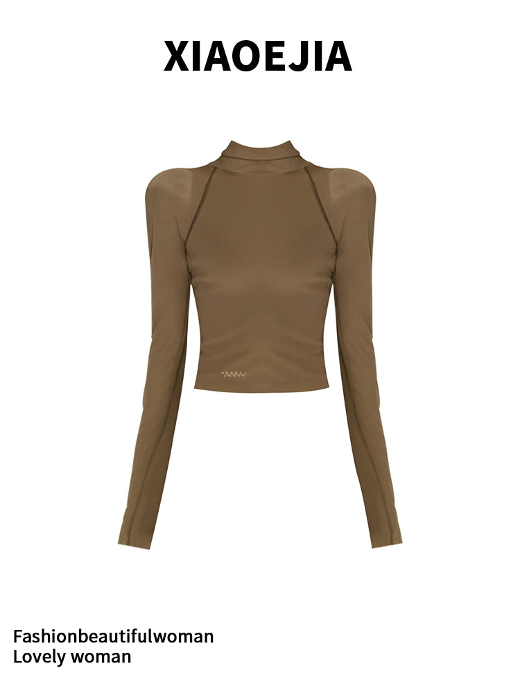 Женская зеленая готическая фут – обзор и цена Turtleneck Knit 90S