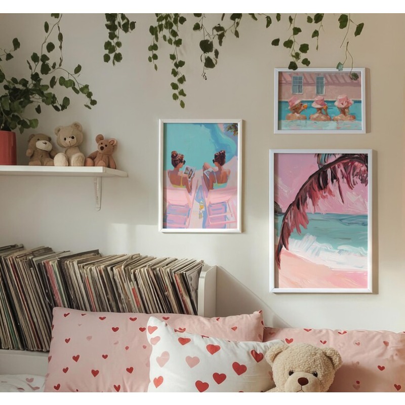 Винтажный постер для летней ве – обзор и цена Vintage Fashion Wall Art